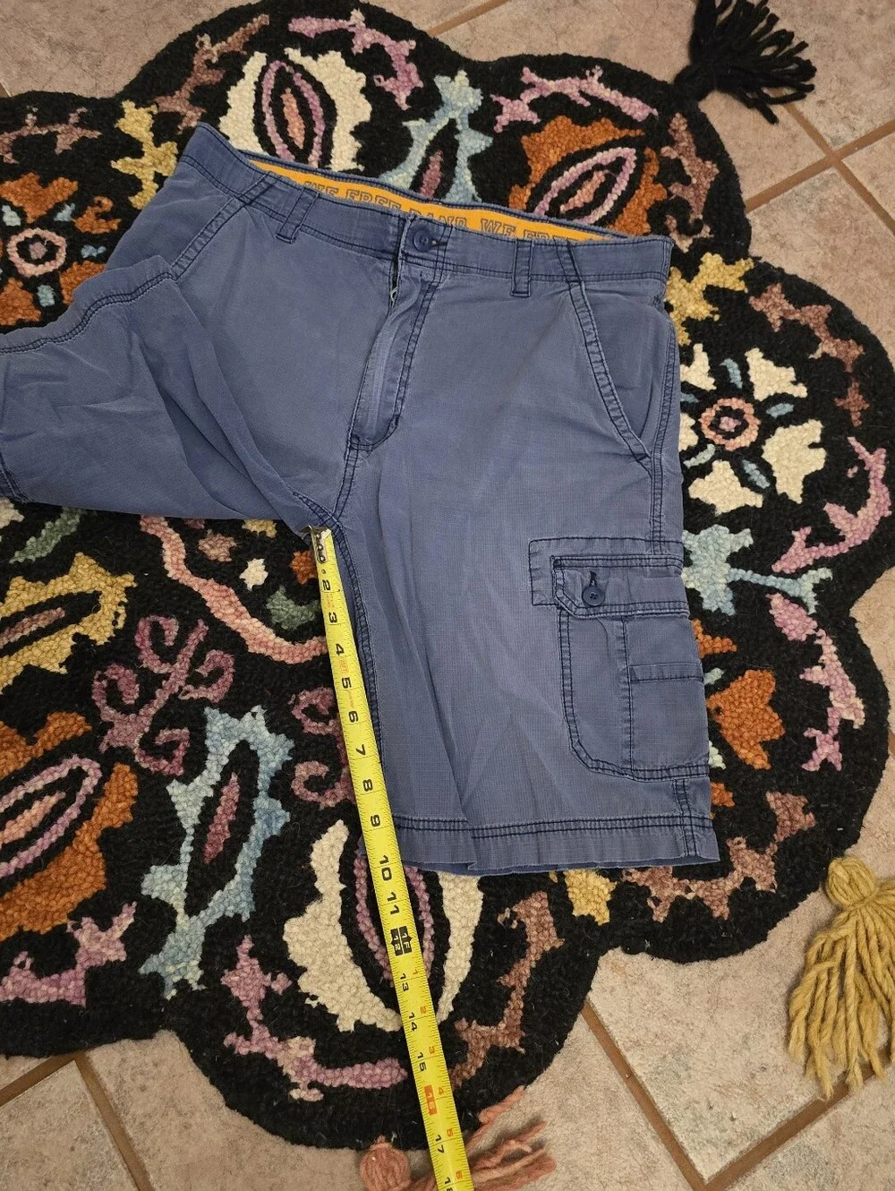 🔥🔥Wear First Men's Blue Cargo Shorts - Comfortable Everyday Wear🔥🔥 Size 34